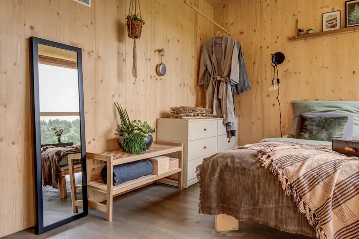 Glamping TwoFingers – chaty Rod, Lada, Diva a Vesna – chata Rod – fotografie 5