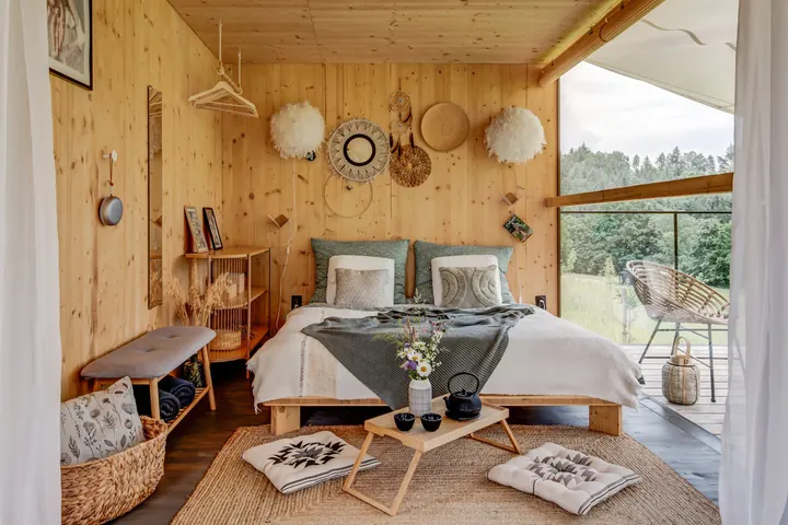 Glamping TwoFingers – chaty Rod, Lada, Diva a Vesna – chata Lada – fotografie 3